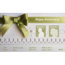 Green Golden Anniversary Card